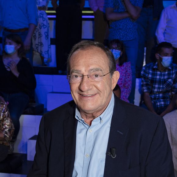 Jean-Pierre Pernaut venu presenter son magazine "Au Coeur des Régions" (bimestriel) avec le soutien de son épouse Nathalie Marquay-Pernaut - Paris le 31 Aout 2021. © Jack Tribeca / Bestimage.