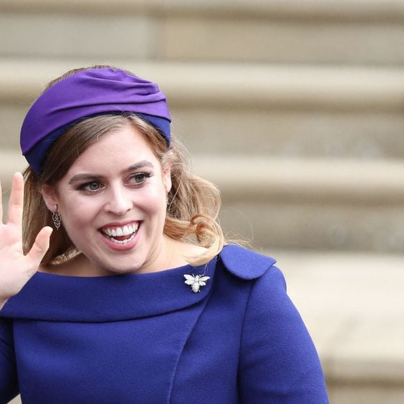 La princesse Baatrice à la chapelle Saint-Georges du château de Windsor, à Windsor, au Royaume-Uni. Photo par PA Wire/ABACAPRESS.COM