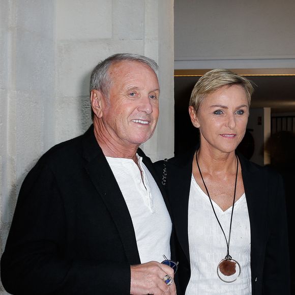 Yves et Karine Renier lors de la 20e édition du Festival de fiction TV, le 14 septembre 2018 à La Rochelle, France .Photo de Thibaud MORITZ/ ABACAPRESS.COM