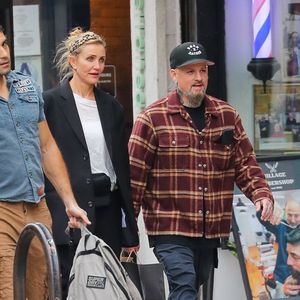 Cameron Diaz et Benji Madden ont été aperçus lors d'une rare sortie à New York. The ImageDirect / Bestimage