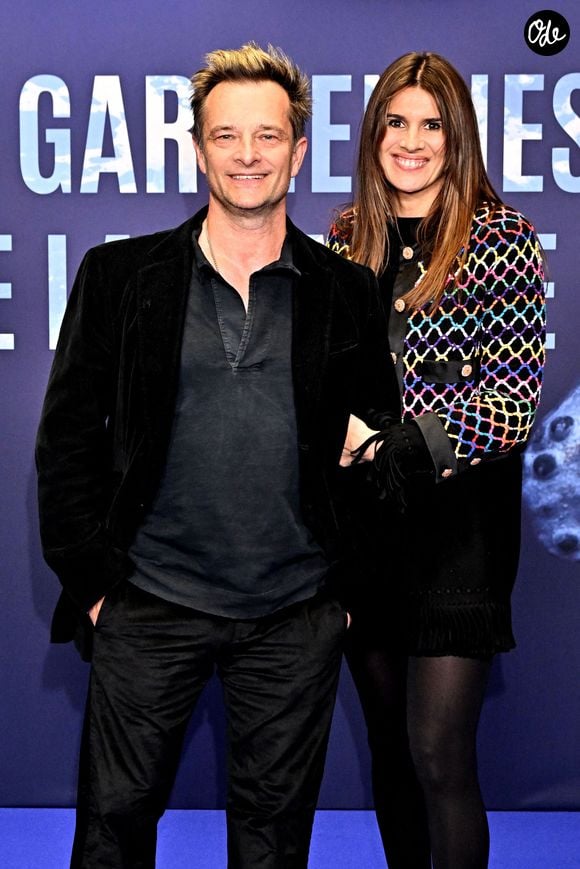 David Hallyday et sa femme Alexandra Pastor durant l'avant première mondiale au Grimaldi Forum à Monaco, le 9 février 2023, du film "Les gardiennes de la planète" réalisé par Jean-Albert Lièvre et raconté par J.Dujardin.
© Bruno Bebert / Bestimage