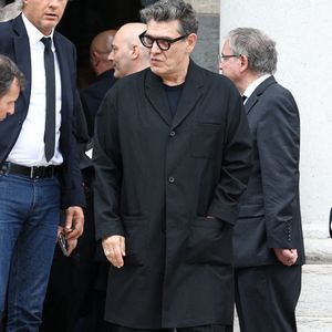 Marc Lavoine quittant la cérémonie funéraire de la chanteuse française Françoise Hardy au crématorium du Père Lachaise à Paris, France, le 20 juin 2024. Photo par Raphael Lafargue/ABACAPRESS.COM