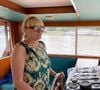 Le père de sa fille Clara (32 ans)
Christine Bravo à bord de son bateau.