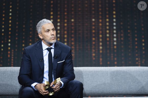 Exclusif - Sami Bouajila lors de la 26ème cérémonie des Lumières de la presse internationale 2021, présenté par L.Cholewa et L.Weil sur Canal+, dans les studios Canal+ à Boulogne-Billancourt, France, le 15 janvier 2021. © Moreau-Perusseau/Bestimage