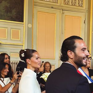 Thylane Blondeau a partagé les coulisses de son mariage avec Benjamin Attal. Capture d'écran Instagram