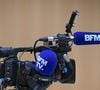 Les départs s’enchaînent sur BFMTV depuis le rachat de la boîte par le groupe CMA Media.
Illustration du micro et de la caméra de la chaîne BFMTV au palais de justice de Paris, France, le 23 janvier 2025. Photo by Tomas Stevens/ABACAPRESS.COM