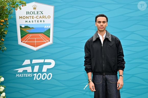 Alexandre Grimaldi, le fils du prince Albert II de Monaco et de Nicole Costes, lors de la septième journée du Rolex Monte-Carlo Masters au Monte-Carlo Country Club de Monaco, à Roquebrune Cap Martin, le 11 avril 2026. © Bruno Bebert / Bestimage
