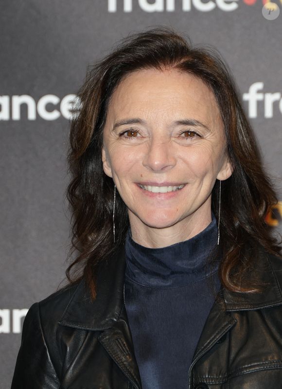 Maryse Burgot - Photocall à l'occasion des 40 ans de l'émission "Télématin" au siège de France Télévisions à Paris le 6 février 2025. © Coadic Guirec/Bestimage