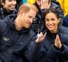Meghan Markle est une épouse et une maman comblée !
Le prince Harry, duc de Sussex et Meghan Markle, duchesse de Sussex, assistent à un match de basketball en fauteuil lors des "Invictus Games Vancouver Whistler 2025" à Vancouver.