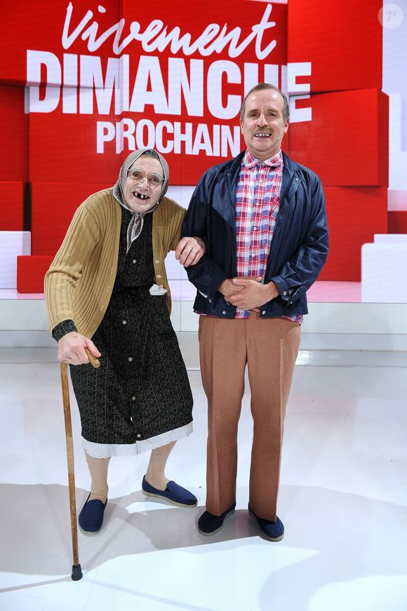 "On parle de nos vécus, de nos parcours", a fait savoir Jean-Christian Fraiscinet.
Exclusif - Les Bodin's - Vincent Dubois et Jean-Christian Fraiscinet - Enregistrement de l'émission "Vivement Dimanche" au Studio Gabriel . Diffusion le 28 octobre 2018 sur france 2 . © Guillaume Gaffiot / Bestimage