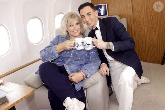 Laurence Boccolini lors de L'enregistrement de l'émission " Le Jet De Luxe " présenté par Jordan de Luxe à Paris, France, le 10 octobre 2025. © Cédrid Perrin/Bestimage