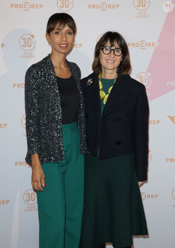 Sonia Rolland et Alexia Laroche-Joubert - 30ème édition du prix du producteur français de télévision au Trianon à Paris le 16 décembre 2024. © Coadic Guirec/Bestimage