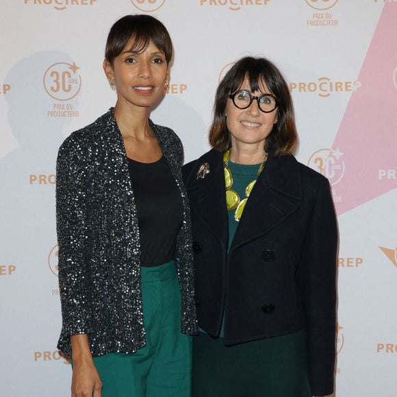 Sonia Rolland et Alexia Laroche-Joubert - 30ème édition du prix du producteur français de télévision au Trianon à Paris le 16 décembre 2024. © Coadic Guirec/Bestimage