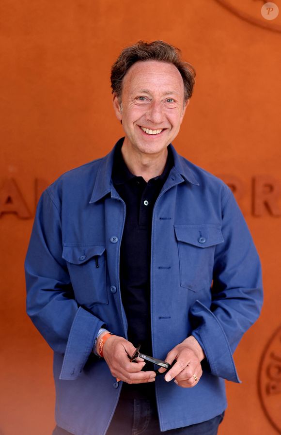 Stéphane Bern - Célébrités au village lors des Internationaux de France de tennis de Roland Garros 2024 à Paris le 9 juin 2024. ©Jacovides/Moreau