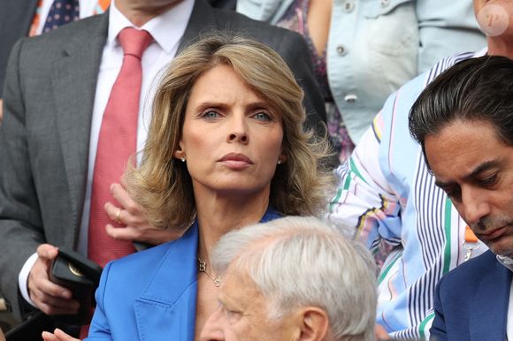Sylvie Tellier dans les tribunes lors des Internationaux de France Roland Garros 2022 le 05 juin 2022 à Paris, France. Photo by Nasser Berzane/ABACAPRESS.COM