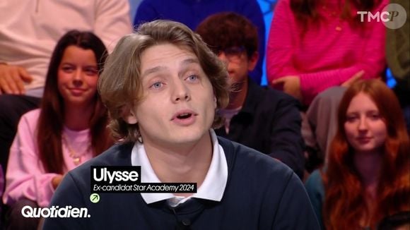 Ulysse, Maïa et Marguerite de la "Star Academy 2024" invités dans "Quotidien", le 6 janvier 2025, sur TMC