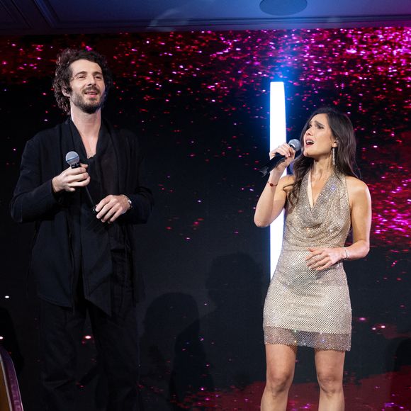 Exclusif - Charles Fardin, Joyce Jonathan - Global Gift Gala Paris à l'hôtel Four Seasons George V à Paris le 8 novembre 2025. © Cyril Moreau/Bestimage