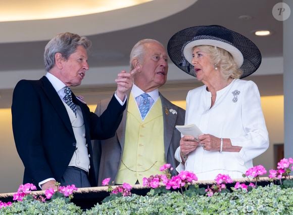 Le roi Charles III d'Angleterre et Camilla Parker Bowles, reine consort d'Angleterre, John Warren lors de Royal Ascot dans le Berkshire le 21 juin 2025
©GOFF INF / BESTIMAGE