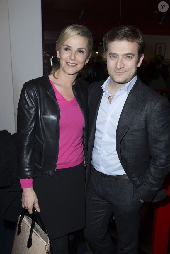 Laurence Ferrari et son mari Renaud Capuçon à Paris le 3 février 2015.
Bestimage