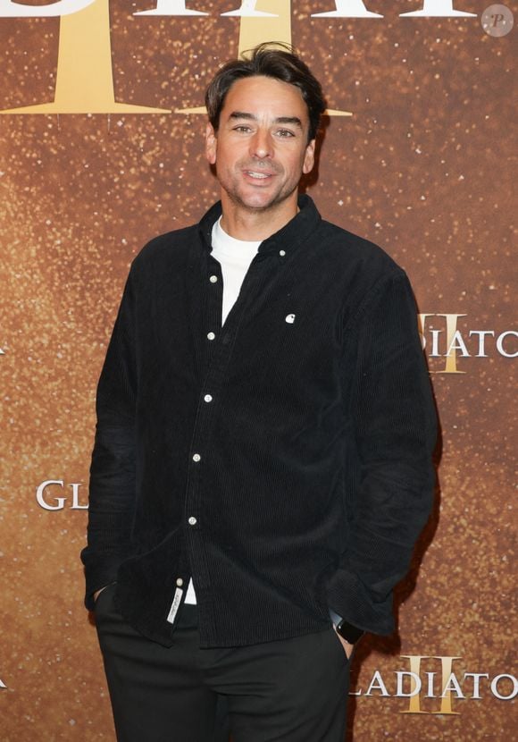Julian Bugier - Avant-première du film "Gladiator 2" au cinéma Pathé Palace à Paris le 10 novembre 2024.
© Coadic Guirec / Bestimage