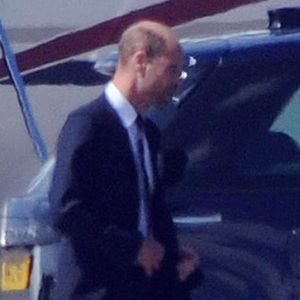 Le prince William et son épouse Kate Middleton à l'aéroport de Glasgow en Écosse, le 22 mai 2025.  Backgrid UK/ Bestimage