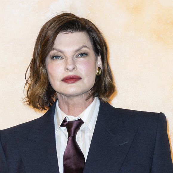 Linda Evangelista - Photo Call pour Le Défilé « Saint Laurent »Collection Prêt-à-Porter Automne/Hiver 2025-2026" lors de la Fashion Week de Paris (PFW), le 11 mars 2025. © Olivier Borde /Bestimage