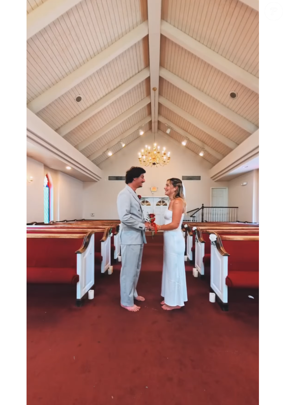 Ophélie de "Mariés au premier regard" dévoile qu'elle s'est mariée à Théo à Las Vegas - Instagram, 30 mai 2025