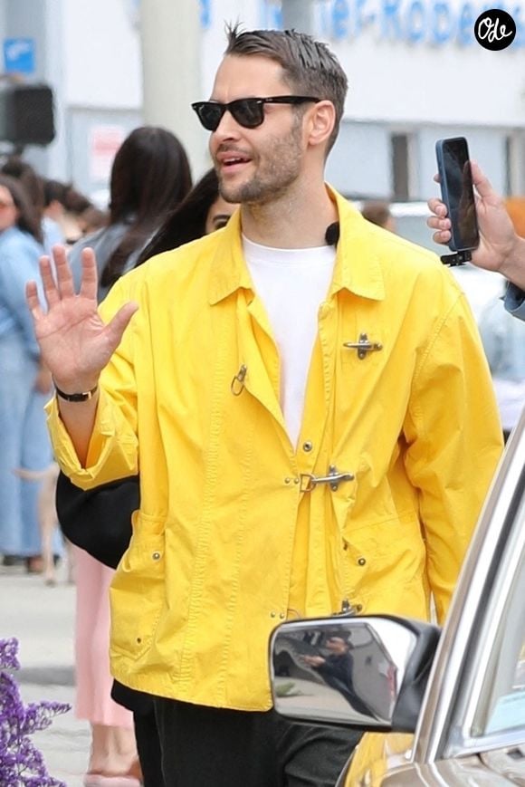 Simon Porte Jacquemus au lancement de son pop-up store à Melrose, Los Angeles