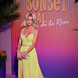 Victoria Silvstedt durant la 69ème édition du Bal de la Rose dans la Salle des Étoiles du Sporting Monte-Carlo à Monaco, le 29 mars 2025.
 © Bruno Bebert / Pool Monaco / Bestimage