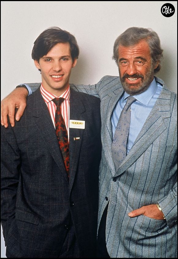 Jean-Paul Bemondo et son fils Paul - Photo d'archive