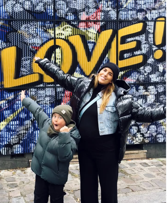 Vanessa Le Moigne et son fils Noam
