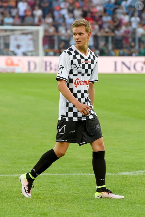 Mick Schumacher - Mick Schumacher lors du tournoi de foot "Champions for Charity" en l'honneur de son père Michael Schumacher au stade Opel Arena à Mayence, Allemagne, le 27 juillet 2016.