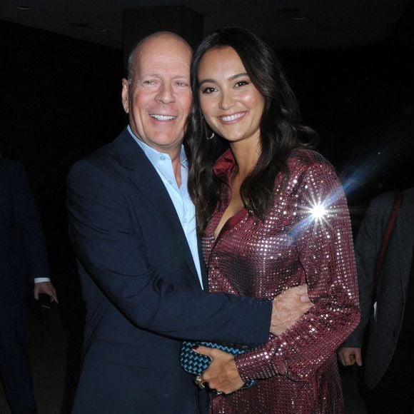 Bruce Willis et Emma Heming Willis au gala de clôture du New York Film Festival-57 et à la première de " Motherless Brooklyn " à New York City, NY, États-Unis, le 11 octobre 2019. Photo de Johns PKI/Splash News/ABACAPRESS.COM