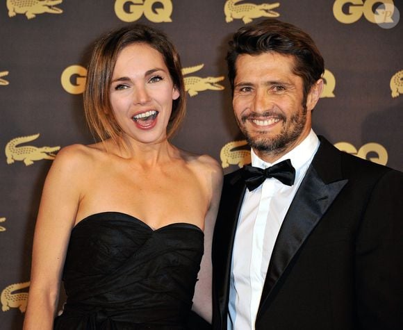 Bixente Lizarazu et son amie Claire Keim - Soiree GQ ' l'Homme de l'Annee 2012' au Musee d' Orsay a Paris le 16 Janvier 2013.