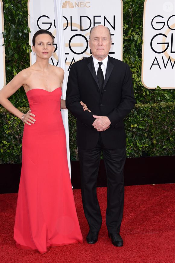 Lucina Duvali et Robert Duvall arrivent à la 72e cérémonie annuelle des Golden Globes qui se tient au Beverly Hilton à Beverly Hills, Los Angeles, CA, USA, 11 janvier 2015. Photo par Lionel Hahn/ABACAPRESS.COM