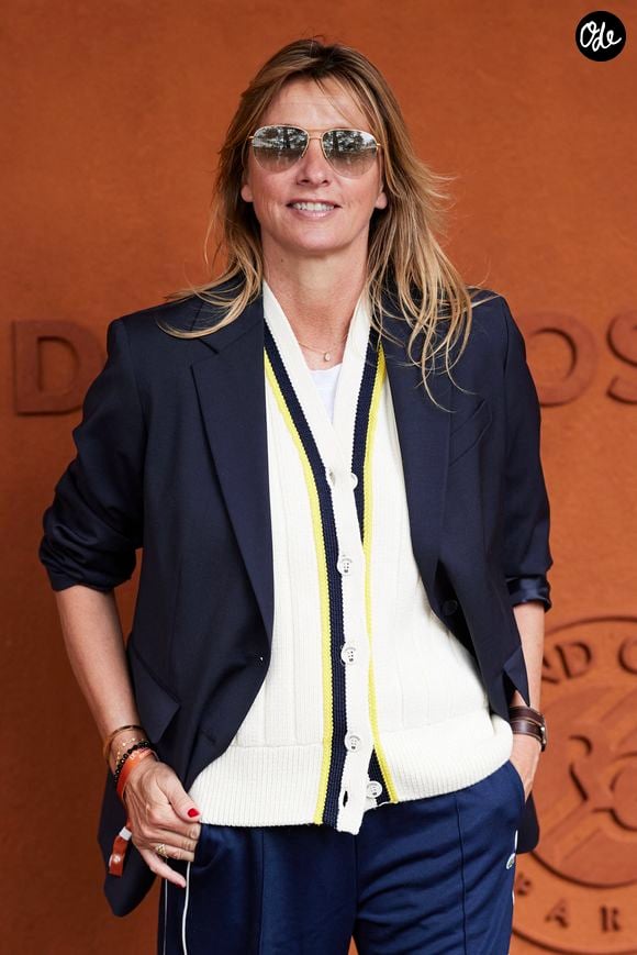 Sarah Poniatowski - Les célébrités au village lors des Internationaux de France de tennis de Roland Garros 2024 à Paris. Le 5 juin 2024. © Jacovides-Moreau/Bestimage