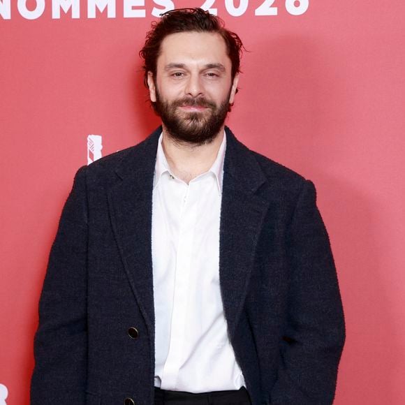 Pio Marmaï - Photocall du dîner des nommés aux César 2026 au Fouquet's Paris le 9 février 2026.

© Christophe Aubert / Bestimage