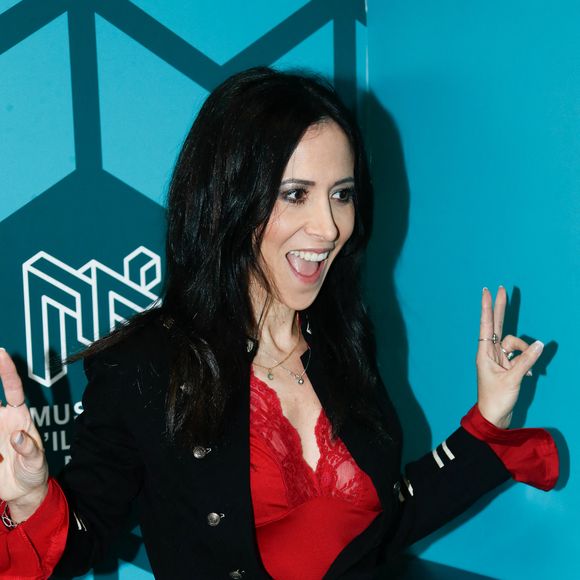 Fabienne Carat - Soirée "Silent museum party" au musée de l'illusion à Paris,, le- 13 mars 2025. © Christophe Clovis / Bestimage