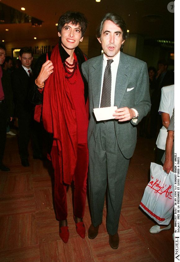 Inès de la Fressange mari Luigi d’Urso Bal du jeudi Plein pied. RINDOFF-BOWEN / BESTIMAGE