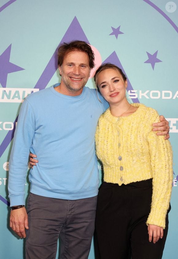 Thomas Jouannet, Chloé Jouannet pour le court métrage "Allez ma Fille" - 27ème Festival International du Film de Comédie de l'Alpe d'Huez le 17 janvier 2024. © Dominique Jacovides/Bestimage