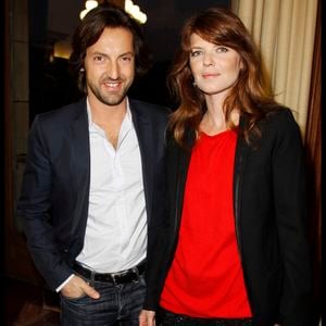 Frédéric Diefenthal et Gwendoline Hamon. Remise de la Légion d'honneur à Christian Carion par Emir Kusturica au ministère de l'Agriculture et de l'Alimentation, de la Pêche, de la Ruralité et de l'Aménagement du territoire. OLIVIER BORDE / BESTIMAGE