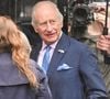 Mais depuis 2020, le palais de Buckingham fait sans Harry et Meghan après qu'ils ont décidé de renoncer à leurs devoirs royaux.
Le roi Charles III d'Angleterre III arrive pour une visite à South By Southwest London et Old Spitalfields Market à Londres, Angleterre.
Backgrid UK/ Bestimage