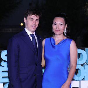 Louis Ducruet et Marie Chevalier Ducruet - Photocall de l'after Party au Monte Carlo Beach lors de la 65eme édition du Festival TV De Monte Carlo le 12 Juin 2026

 © Denis Guignebourg /Bestimage