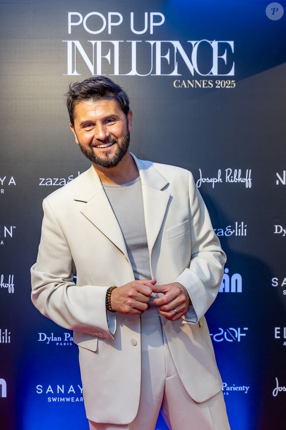 Exclusif - Christophe Beaugrand - Showcase de Lenie au showroom Pop Up Influence by Aurélien Cassirame lors du 78ème Festival International du Film de Cannes le 21 mai 2025. © Aurelio Stella / Evenjoy / BestImage