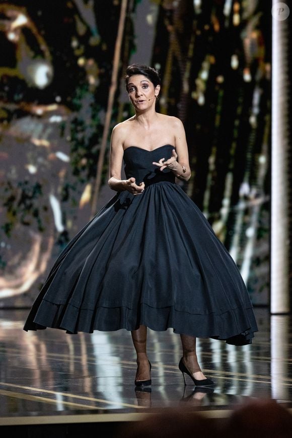 Florence Foresti, maîtresse de cérémonie lors de la 45ème cérémonie des César à la salle Pleyel à Paris le 28 février 2020. © Olivier Borde / Dominique Jacovides / Bestimage