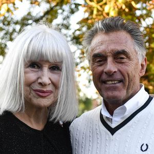 Gérard Holtz, ancien journaliste de télévision français et Virginie Pradal, lors de l'inauguration d'un nouveau théâtre à Bry-sur-Marne, près de Paris, France, France, le 17 septembre 2021. Photo Victor Joly/ABACAPRESS.COM