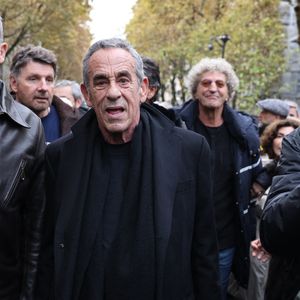 Thierry Ardisson - Marche pour la République et contre l'antisémitisme à Paris le 12 novembre 2023.

© Denis Guignebourg  / Bestimage