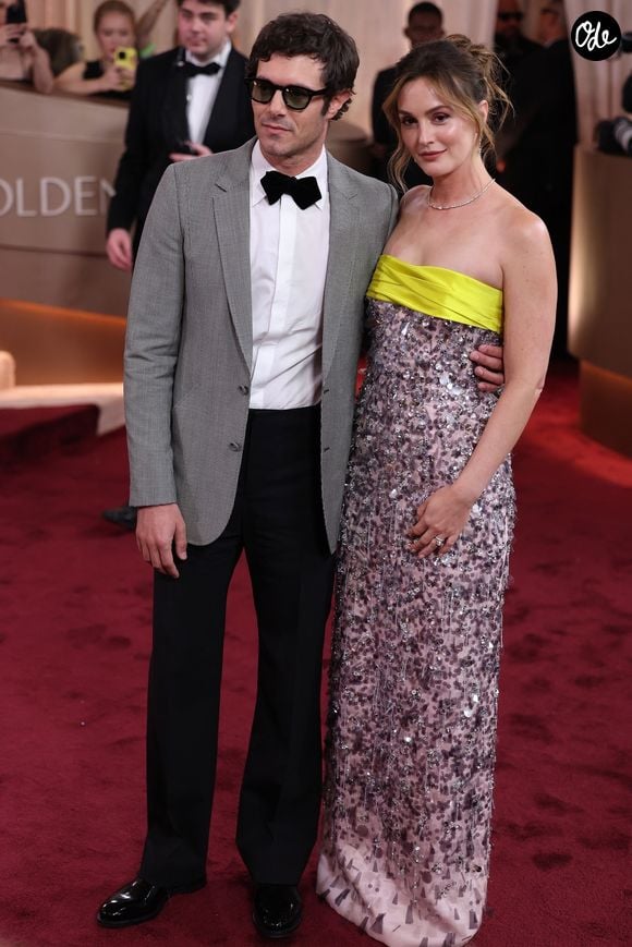 Adam Brody et Leighton Meester à la 83e cérémonie annuelle des Golden Globes à Beverly Hills. 

© Bestimage