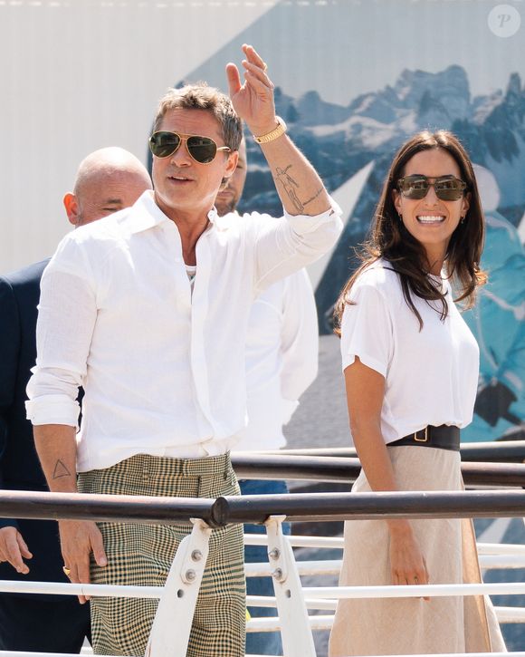 Brad Pitt et sa compagne Ines de Ramon arrivent au 81ème festival international du film de Venise, la Mostra le 31 août 2024.

© Tiziano Da Silva / Bestimage