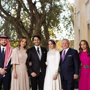 Mariage de la princesse Iman de Jordanie et de Jameel Alexander Thermiotis au palais Beit Al Urdun à Amman, le 12 mars 2023. Il s'agit du premier mariage des quatre enfants, le roi Abdallah et de la reine Rania de Jordanie.